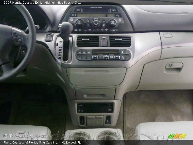 Midnight Blue Pearl / Gray 2005 Honda Odyssey EX-L