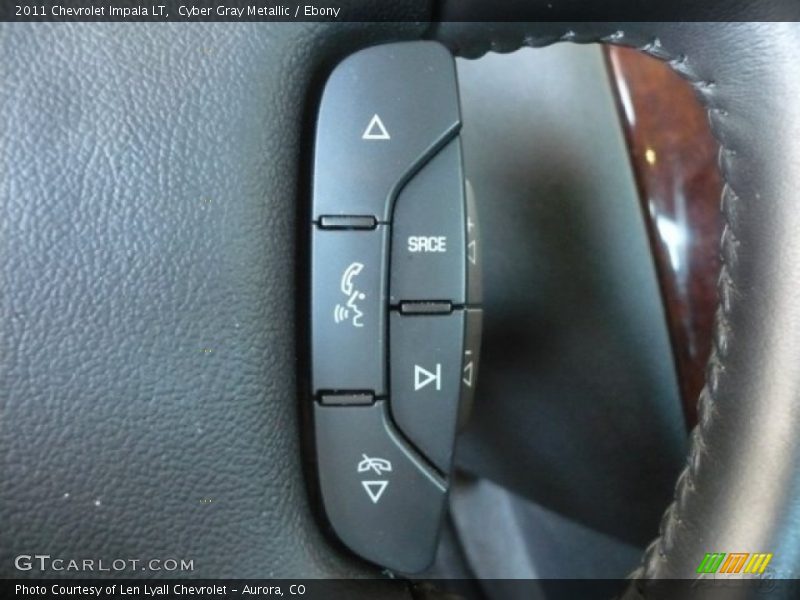 Cyber Gray Metallic / Ebony 2011 Chevrolet Impala LT