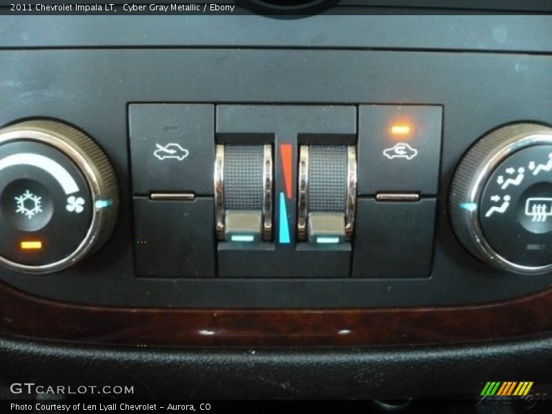 Cyber Gray Metallic / Ebony 2011 Chevrolet Impala LT