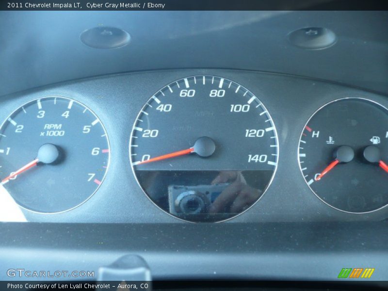Cyber Gray Metallic / Ebony 2011 Chevrolet Impala LT