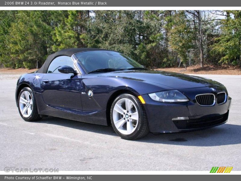 Monaco Blue Metallic / Black 2006 BMW Z4 3.0i Roadster