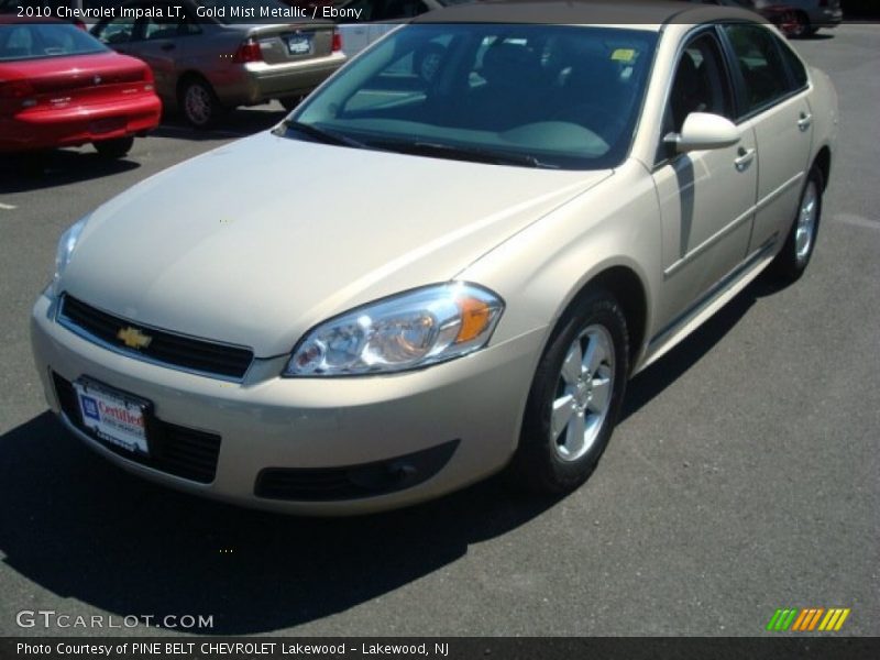 Gold Mist Metallic / Ebony 2010 Chevrolet Impala LT