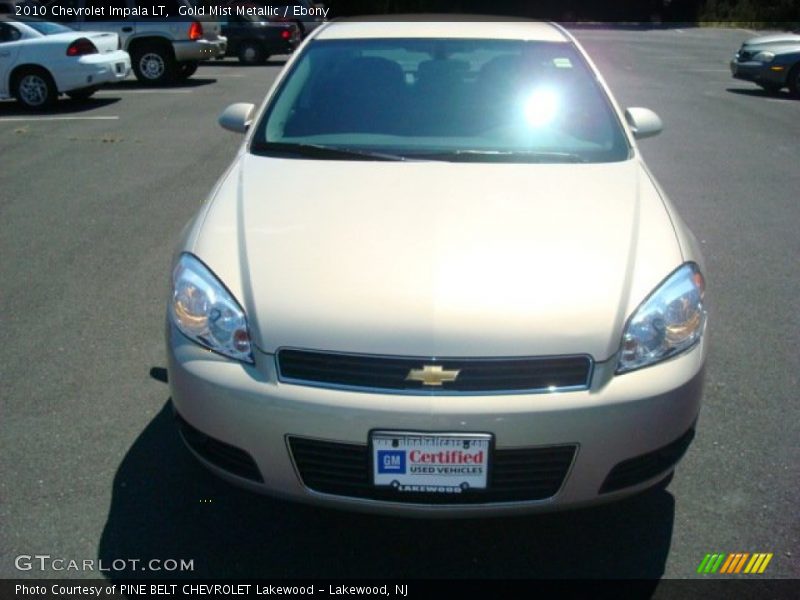 Gold Mist Metallic / Ebony 2010 Chevrolet Impala LT