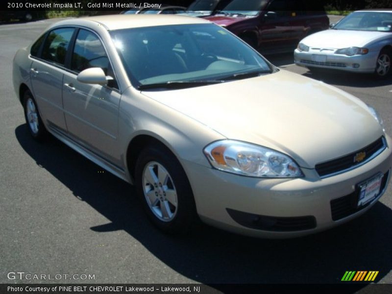 Gold Mist Metallic / Ebony 2010 Chevrolet Impala LT