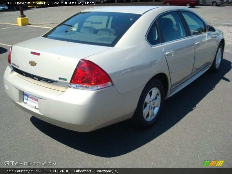 Gold Mist Metallic / Ebony 2010 Chevrolet Impala LT