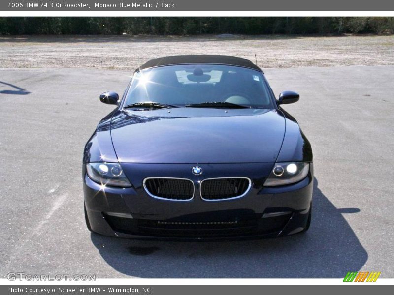 Monaco Blue Metallic / Black 2006 BMW Z4 3.0i Roadster