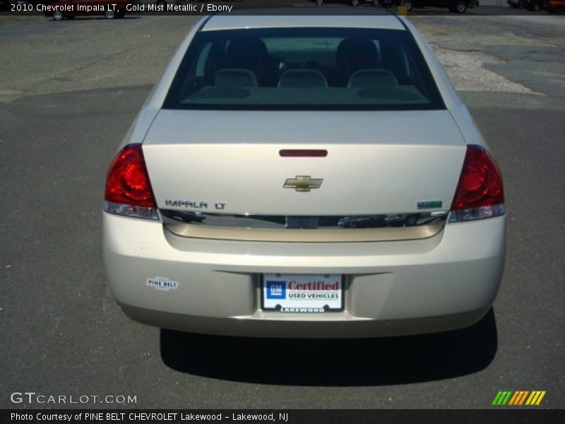 Gold Mist Metallic / Ebony 2010 Chevrolet Impala LT