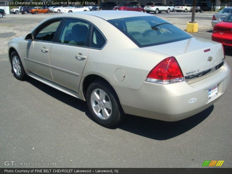 Gold Mist Metallic / Ebony 2010 Chevrolet Impala LT