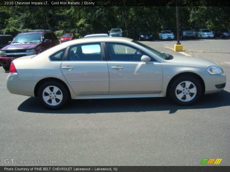 Gold Mist Metallic / Ebony 2010 Chevrolet Impala LT