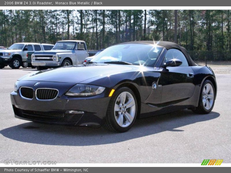 Monaco Blue Metallic / Black 2006 BMW Z4 3.0i Roadster