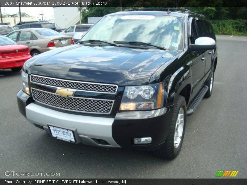 Black / Ebony 2007 Chevrolet Suburban 1500 Z71 4x4