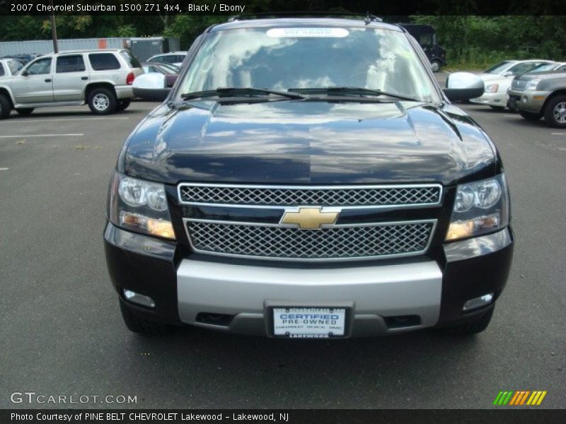 Black / Ebony 2007 Chevrolet Suburban 1500 Z71 4x4