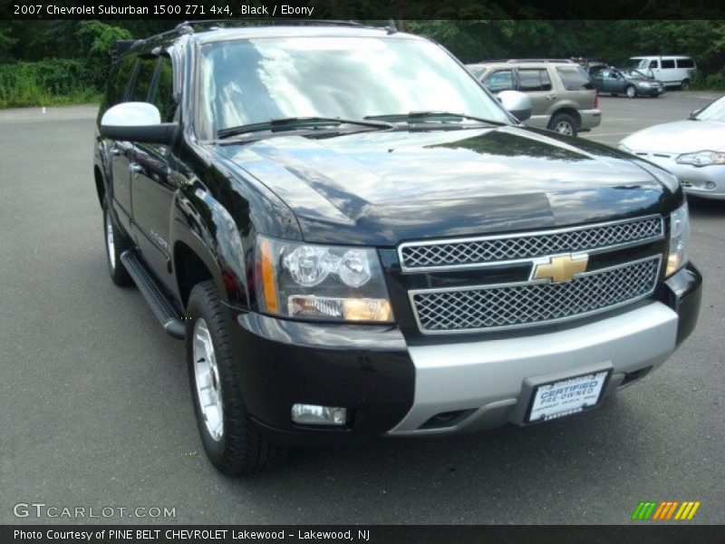 Black / Ebony 2007 Chevrolet Suburban 1500 Z71 4x4