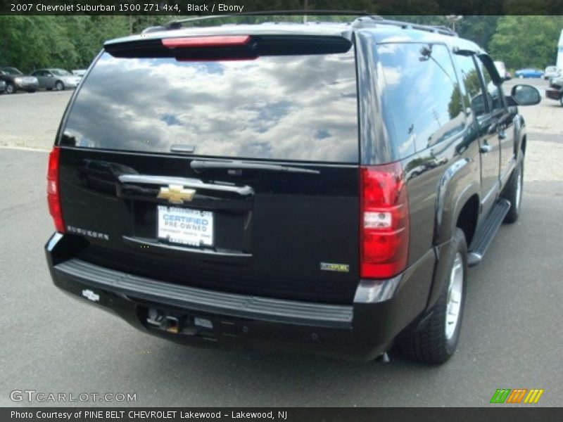 Black / Ebony 2007 Chevrolet Suburban 1500 Z71 4x4