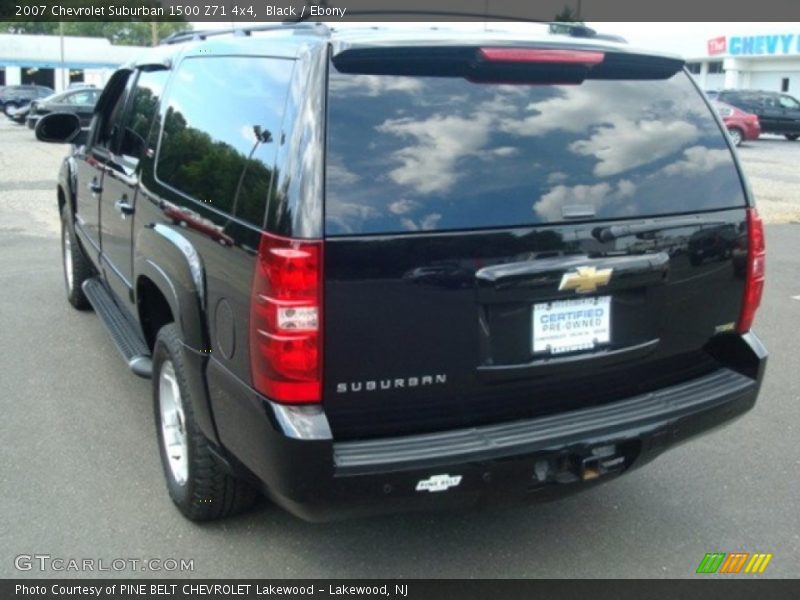 Black / Ebony 2007 Chevrolet Suburban 1500 Z71 4x4