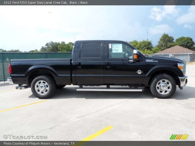  2012 F350 Super Duty Lariat Crew Cab Black