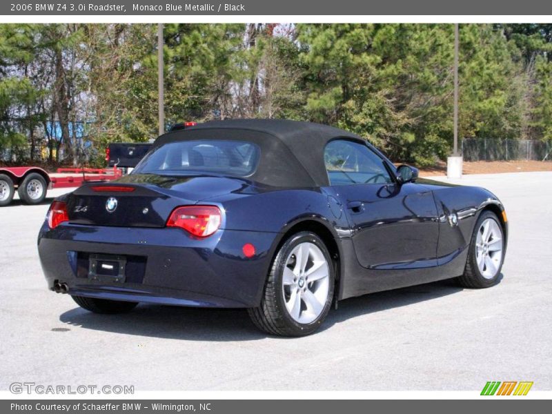 Monaco Blue Metallic / Black 2006 BMW Z4 3.0i Roadster