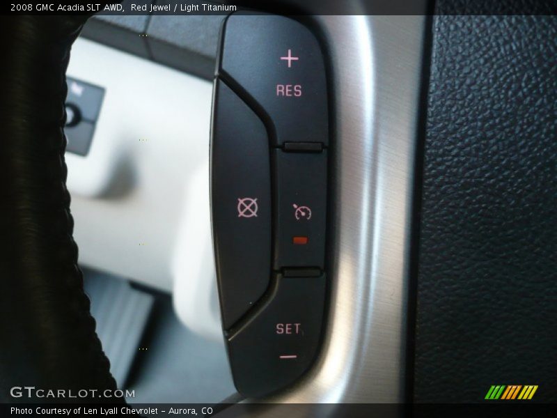 Red Jewel / Light Titanium 2008 GMC Acadia SLT AWD