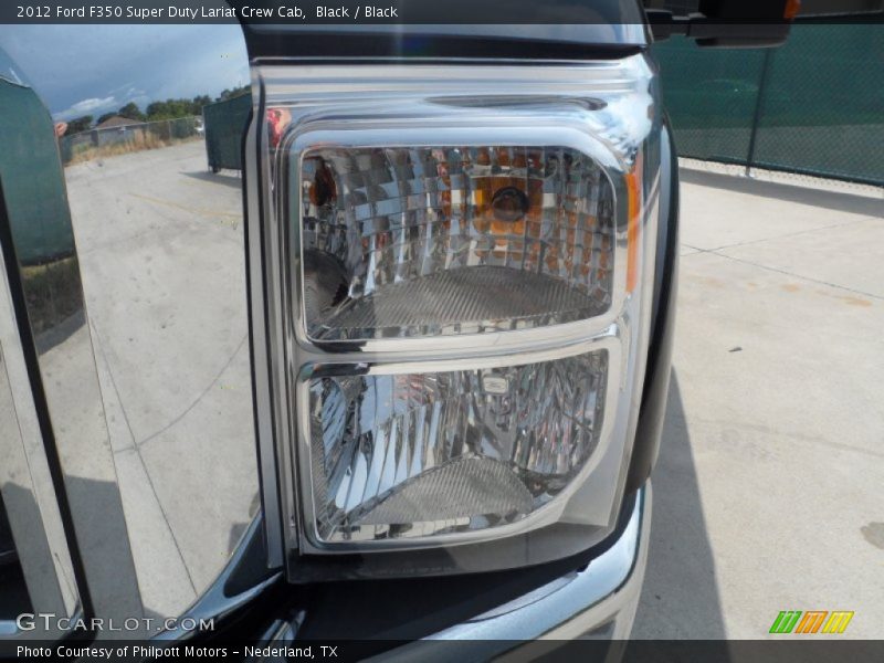 Black / Black 2012 Ford F350 Super Duty Lariat Crew Cab