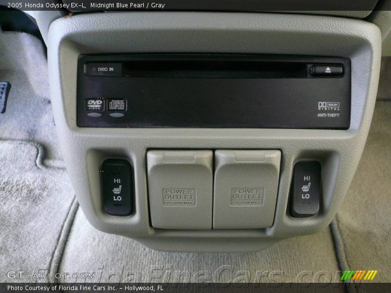 Midnight Blue Pearl / Gray 2005 Honda Odyssey EX-L