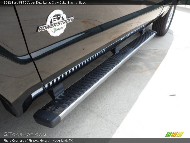 Black / Black 2012 Ford F350 Super Duty Lariat Crew Cab