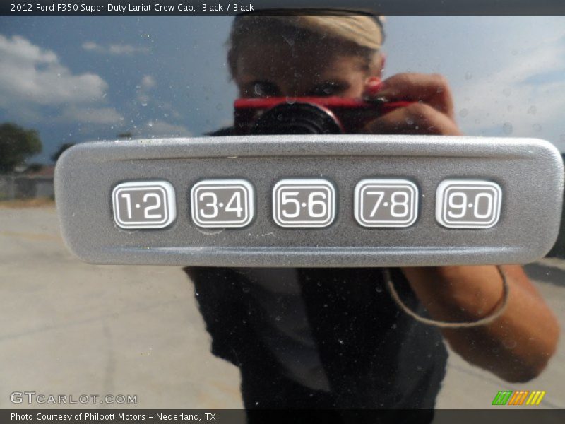 Controls of 2012 F350 Super Duty Lariat Crew Cab