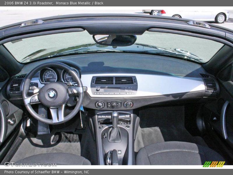 Monaco Blue Metallic / Black 2006 BMW Z4 3.0i Roadster