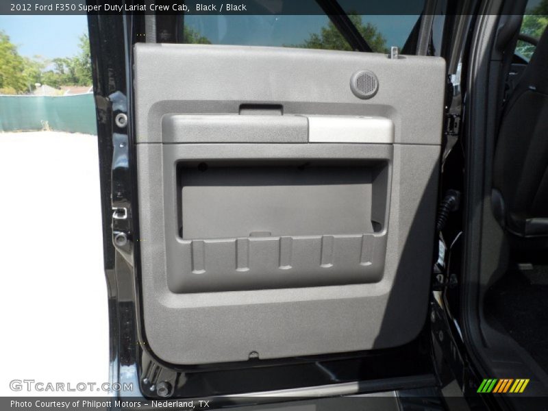 Black / Black 2012 Ford F350 Super Duty Lariat Crew Cab