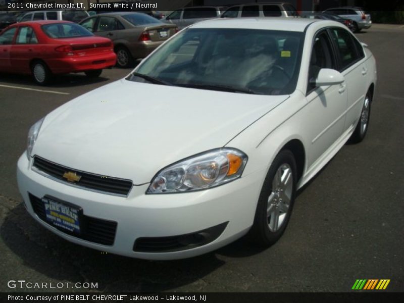 Summit White / Neutral 2011 Chevrolet Impala LT
