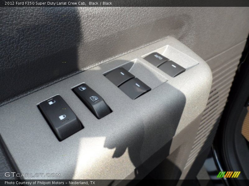 Black / Black 2012 Ford F350 Super Duty Lariat Crew Cab