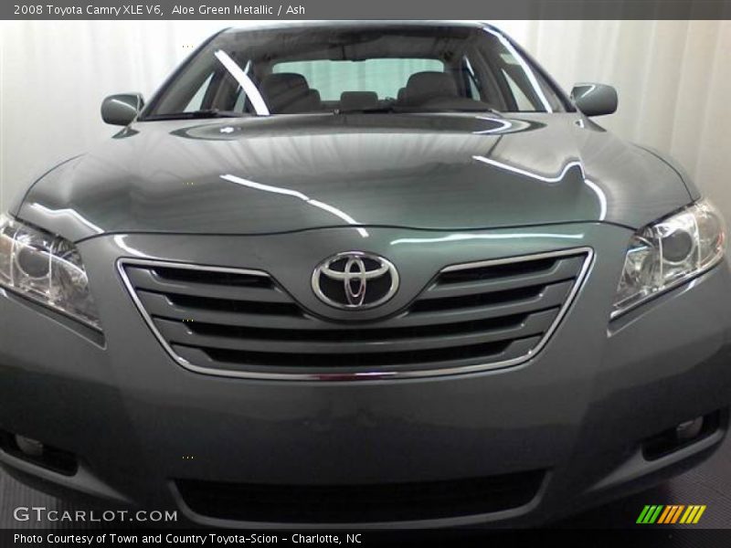 Aloe Green Metallic / Ash 2008 Toyota Camry XLE V6