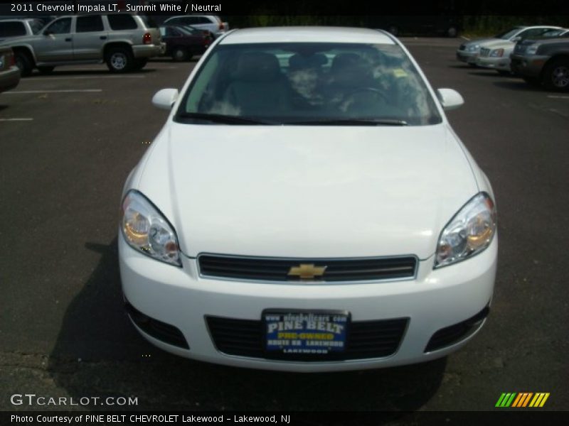Summit White / Neutral 2011 Chevrolet Impala LT