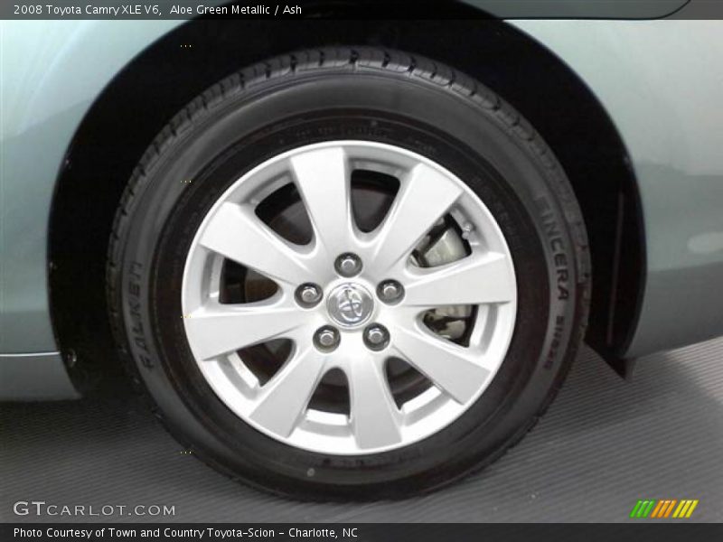 Aloe Green Metallic / Ash 2008 Toyota Camry XLE V6