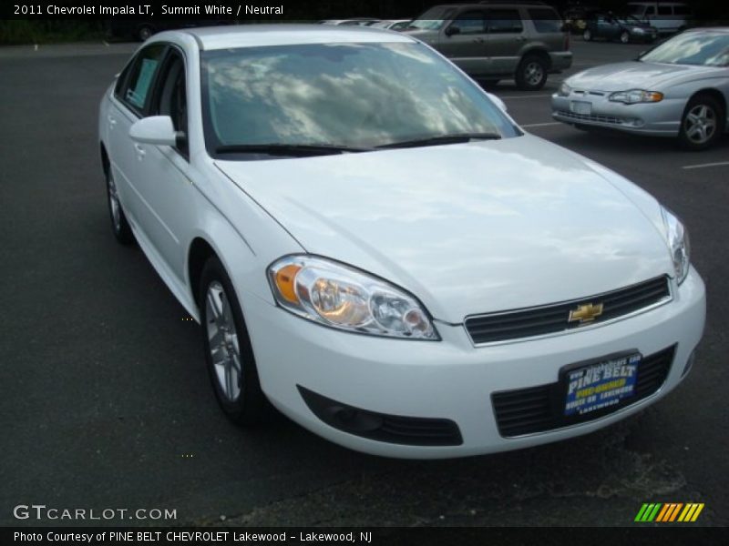 Summit White / Neutral 2011 Chevrolet Impala LT