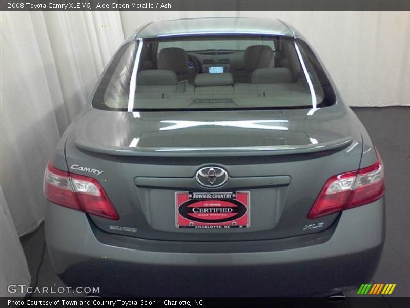 Aloe Green Metallic / Ash 2008 Toyota Camry XLE V6