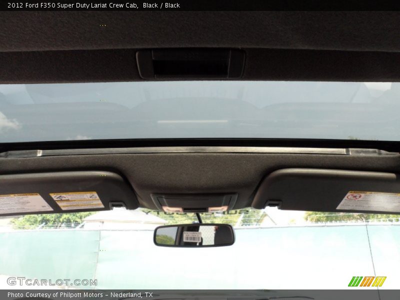 Black / Black 2012 Ford F350 Super Duty Lariat Crew Cab
