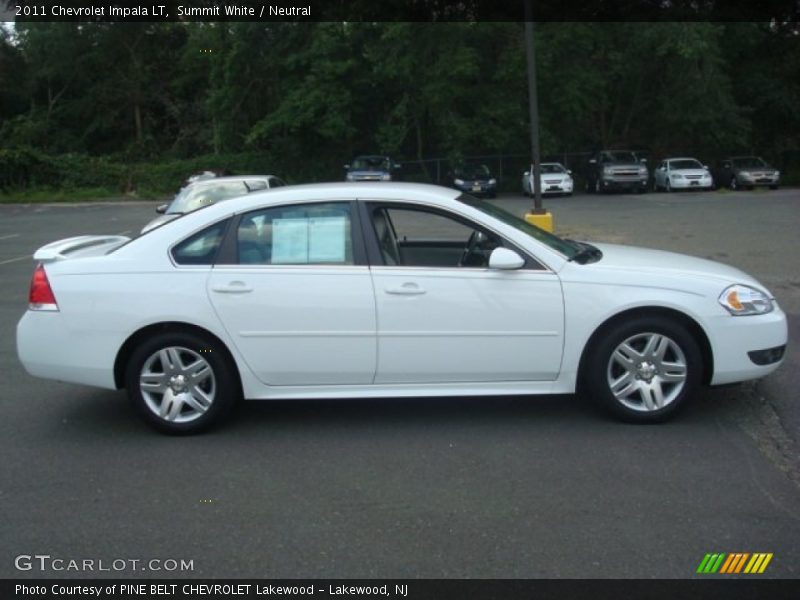 Summit White / Neutral 2011 Chevrolet Impala LT