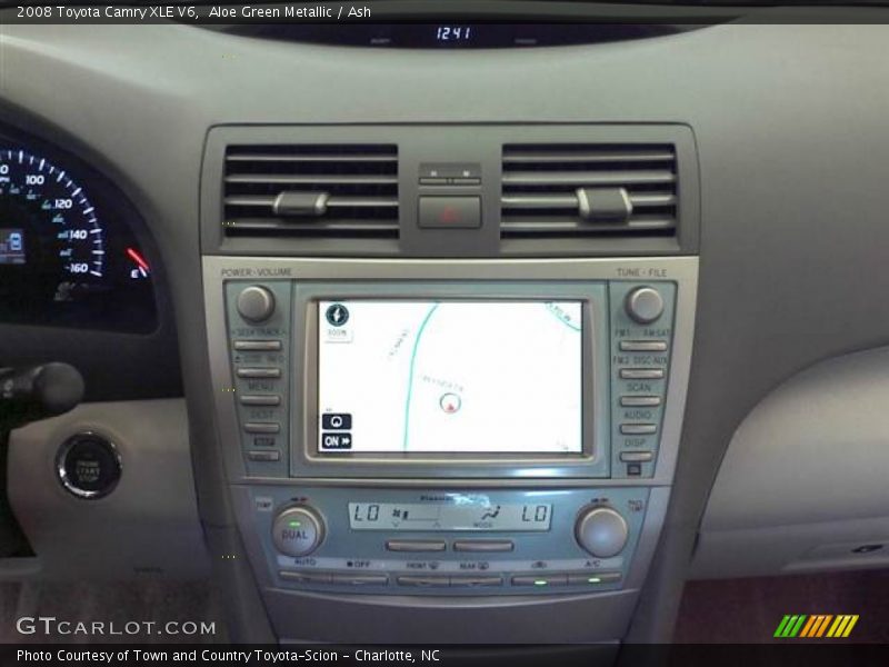 Aloe Green Metallic / Ash 2008 Toyota Camry XLE V6