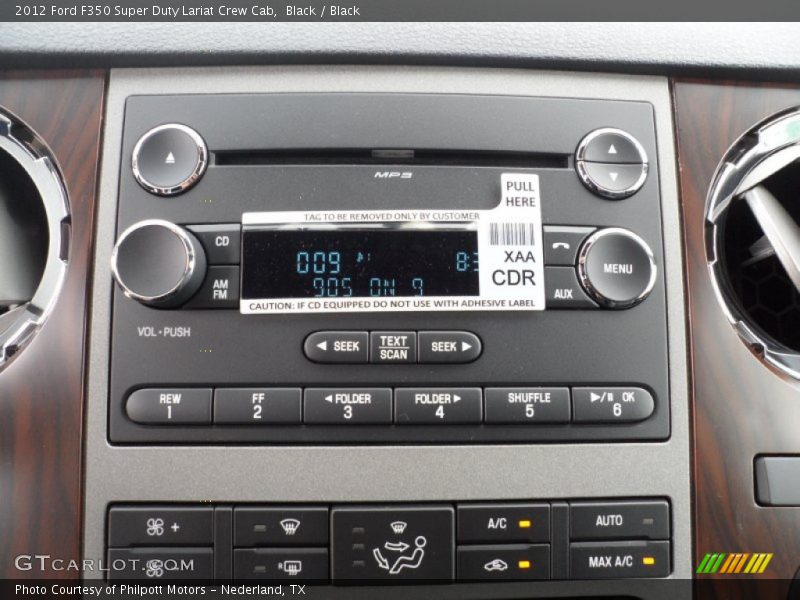 Audio System of 2012 F350 Super Duty Lariat Crew Cab