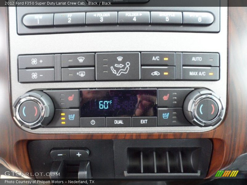 Controls of 2012 F350 Super Duty Lariat Crew Cab