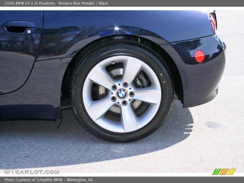 Monaco Blue Metallic / Black 2006 BMW Z4 3.0i Roadster