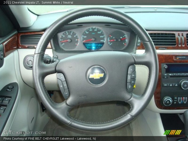 Summit White / Neutral 2011 Chevrolet Impala LT