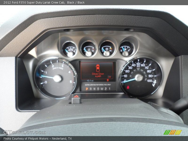  2012 F350 Super Duty Lariat Crew Cab Lariat Crew Cab Gauges