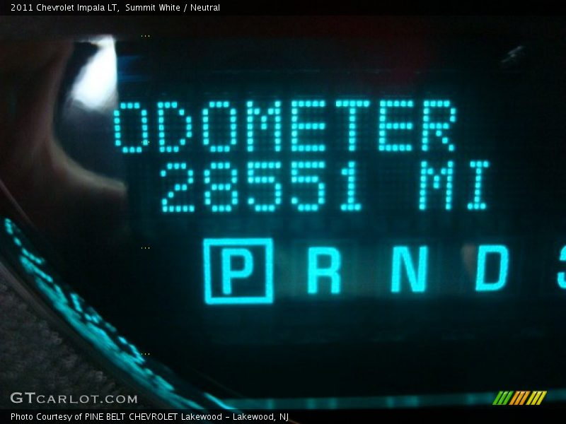 Summit White / Neutral 2011 Chevrolet Impala LT