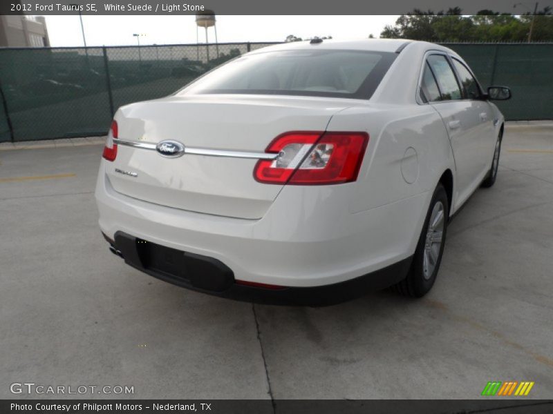 White Suede / Light Stone 2012 Ford Taurus SE