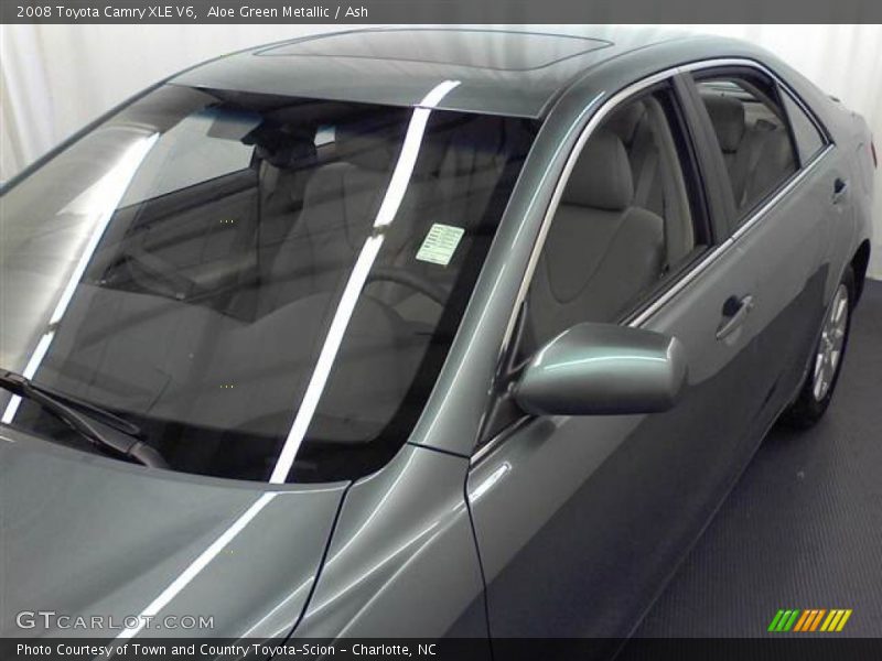 Aloe Green Metallic / Ash 2008 Toyota Camry XLE V6