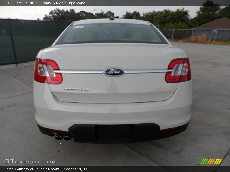 White Suede / Light Stone 2012 Ford Taurus SE