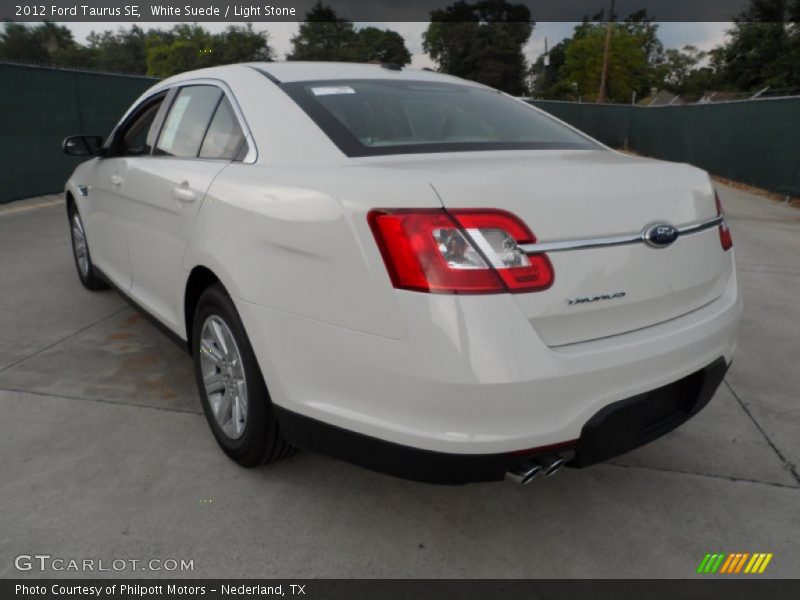 White Suede / Light Stone 2012 Ford Taurus SE