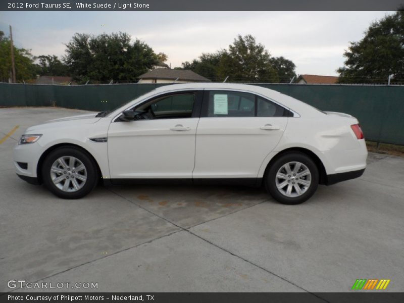  2012 Taurus SE White Suede