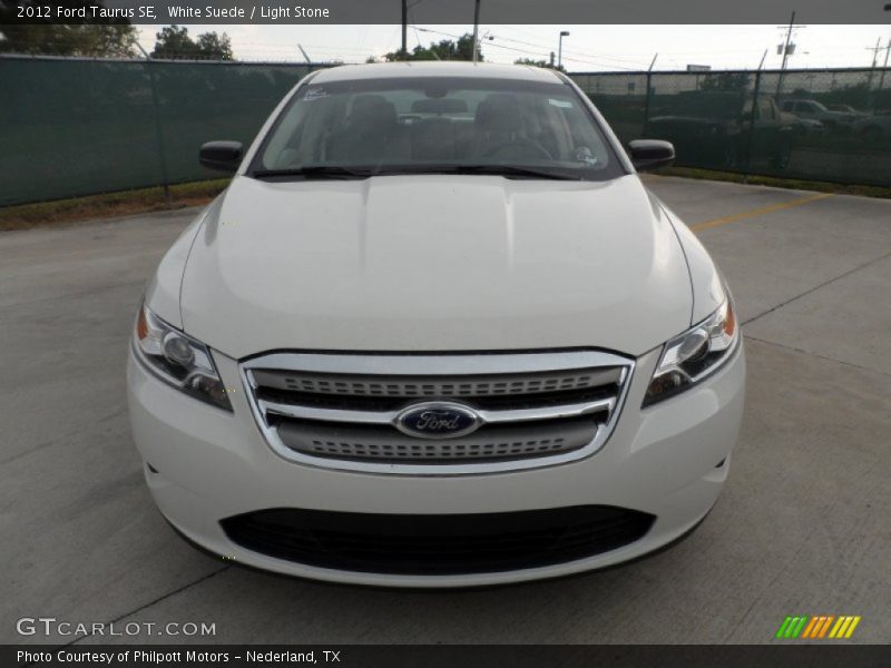 White Suede / Light Stone 2012 Ford Taurus SE
